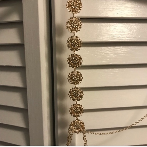 1 left! NWT gold boho body choker - Picture 4 of 4
